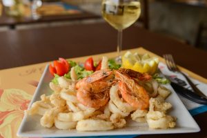 Frittura di calamari e gamberi